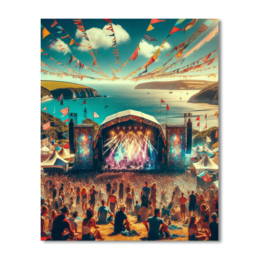 Isle Of Wight Festival - United Kingdom Paint By Numbers Art