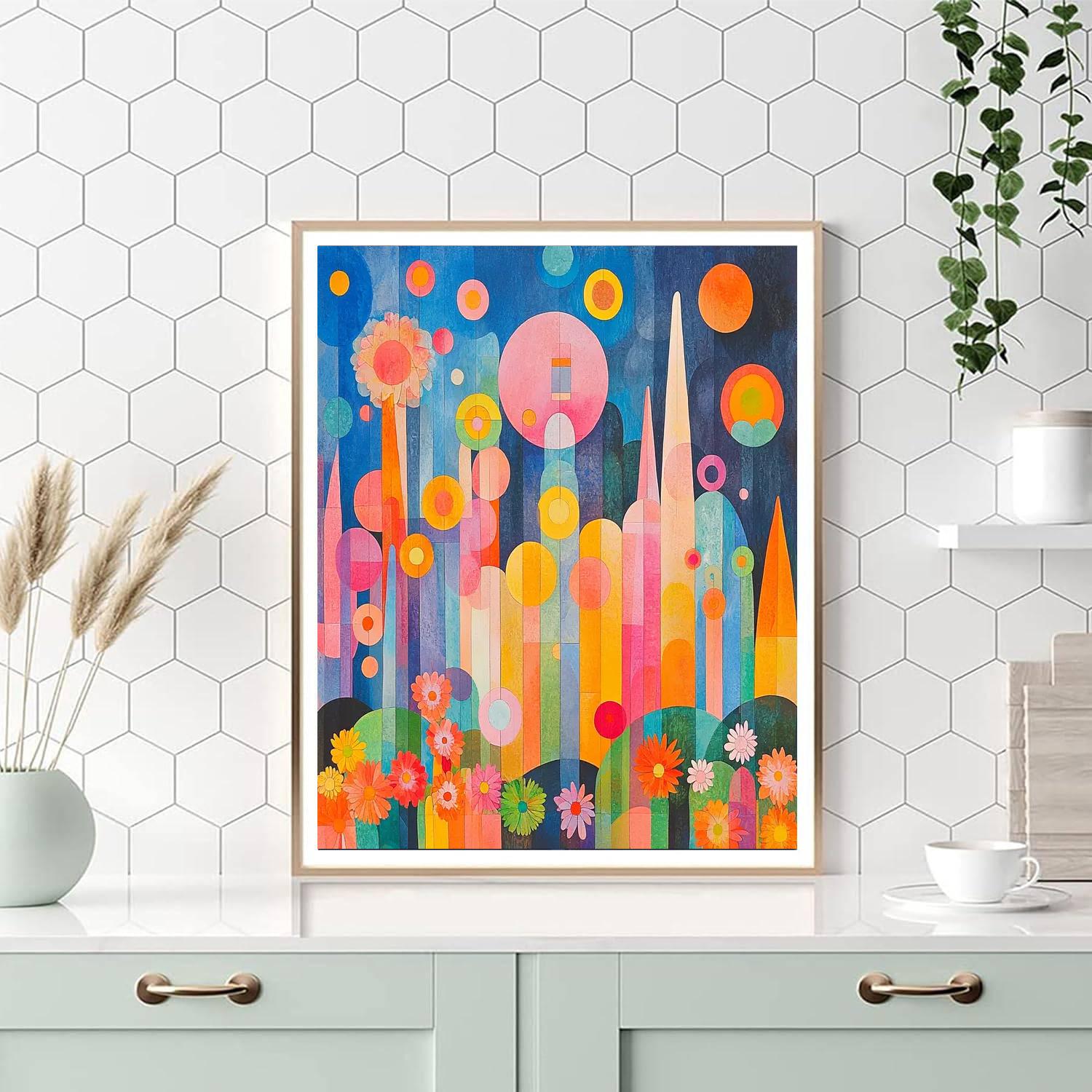 Paul Klee Inspired Innocent Dreams  Painting Number Kit