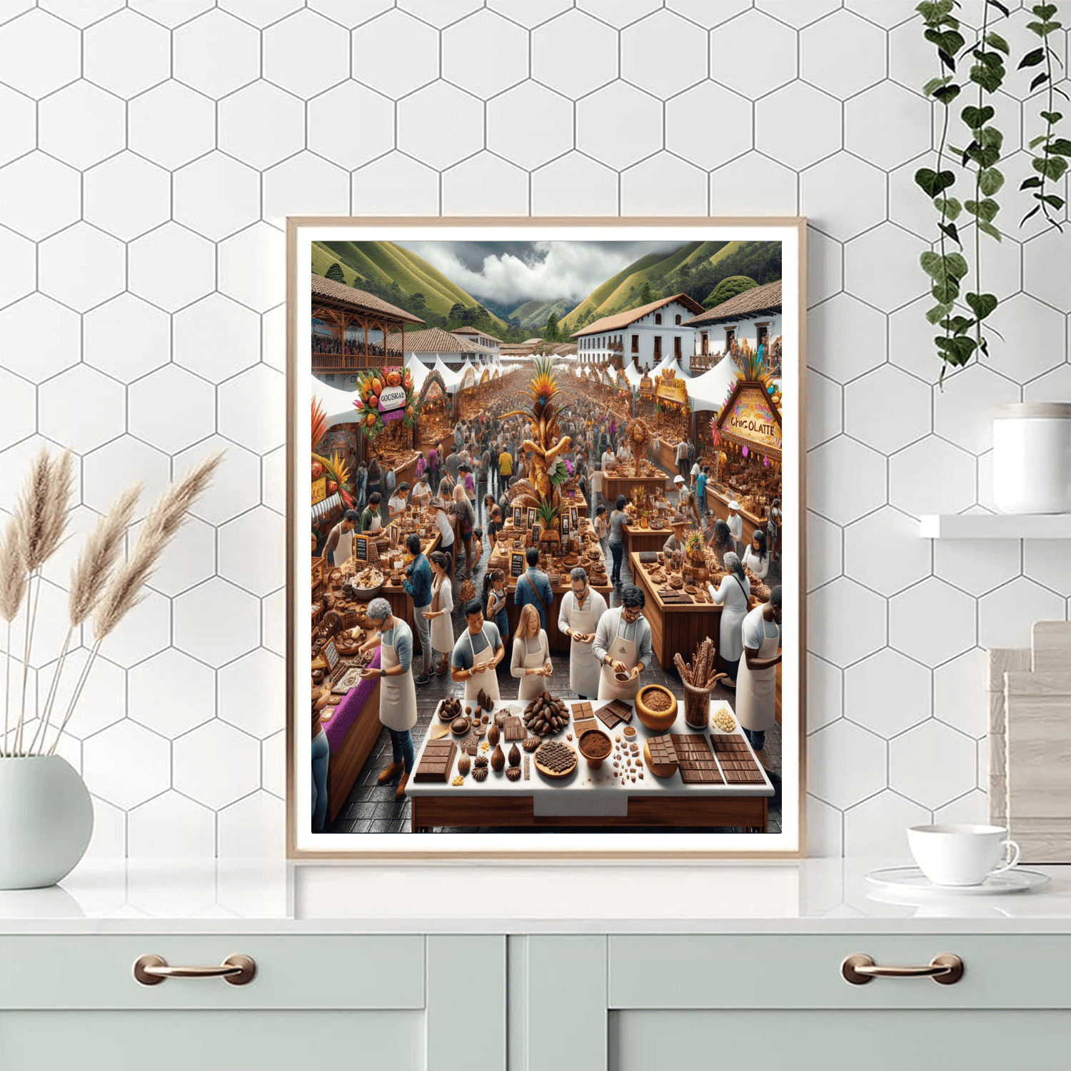 The Chocolate Festival - Ecuador Number Painting