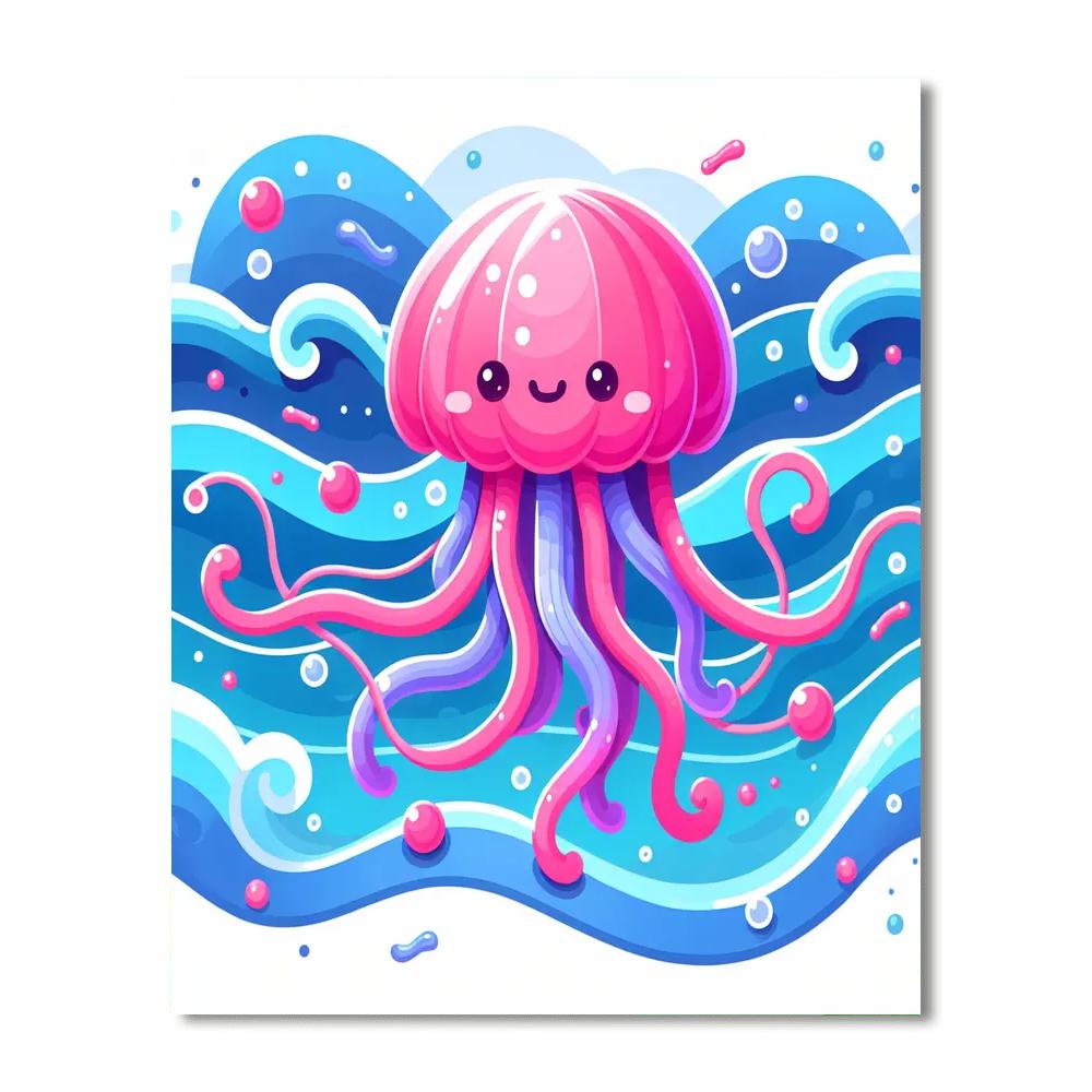 Jumping Jellyfish Paint By Number