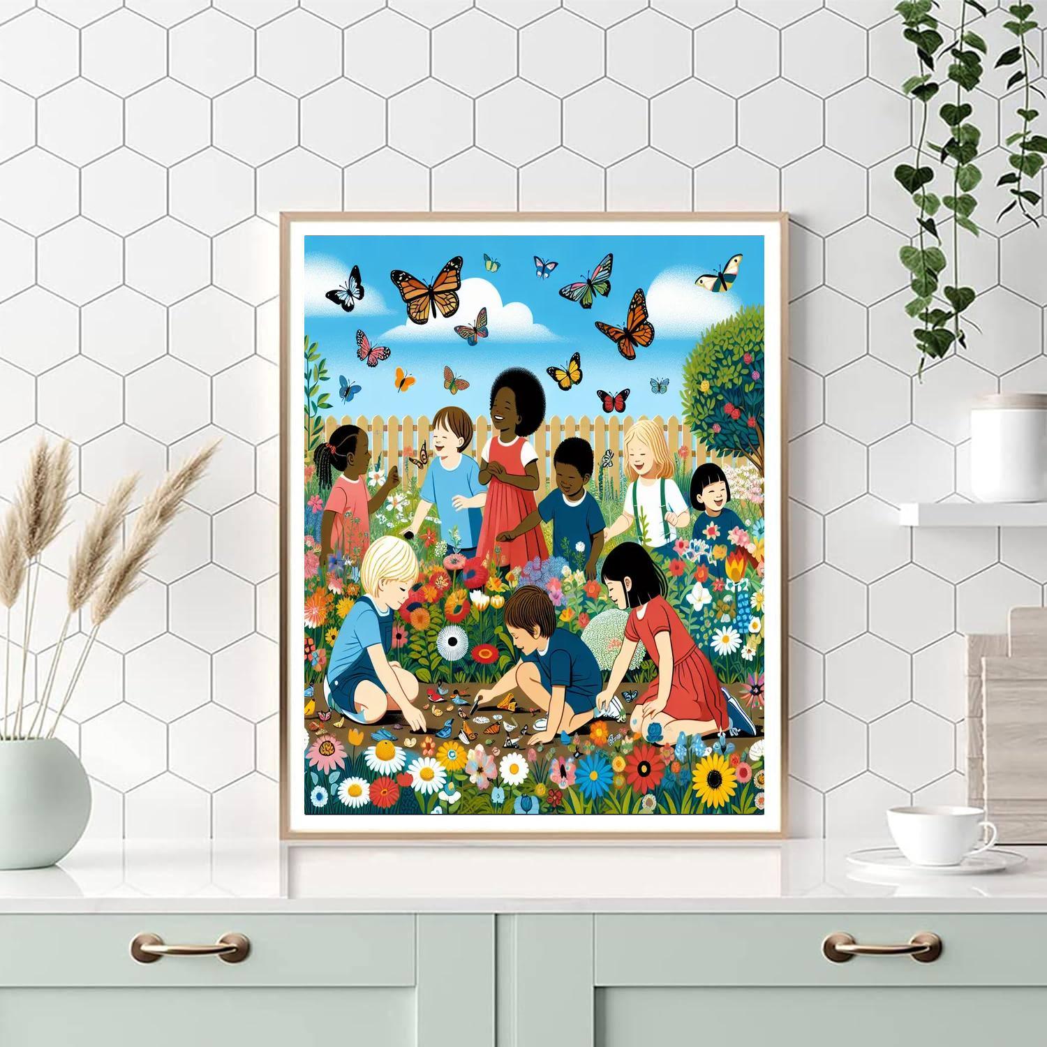 Garden Explorer's Quest DIY Paint By Numbers