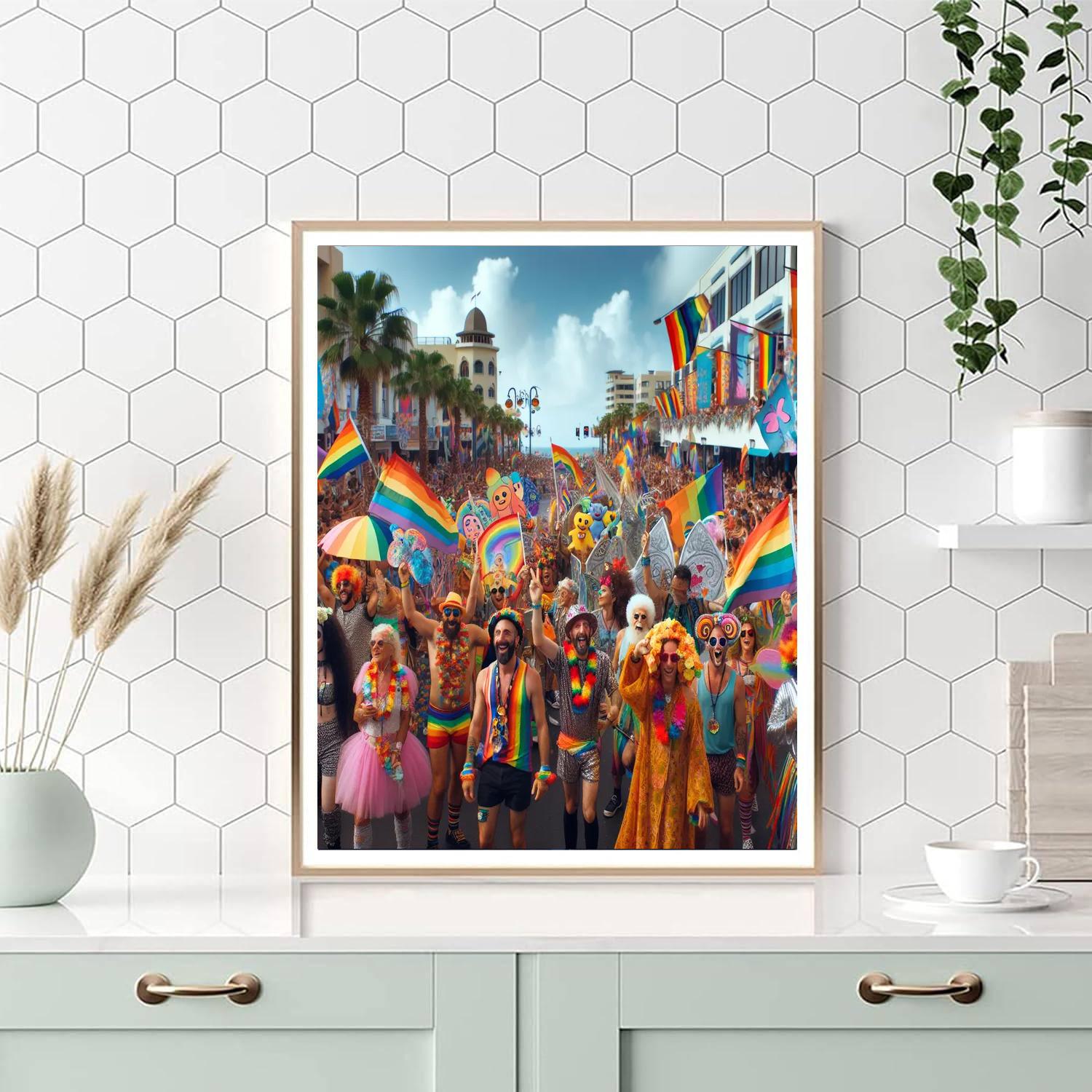 Brighton Pride - United Kingdom Number Painting