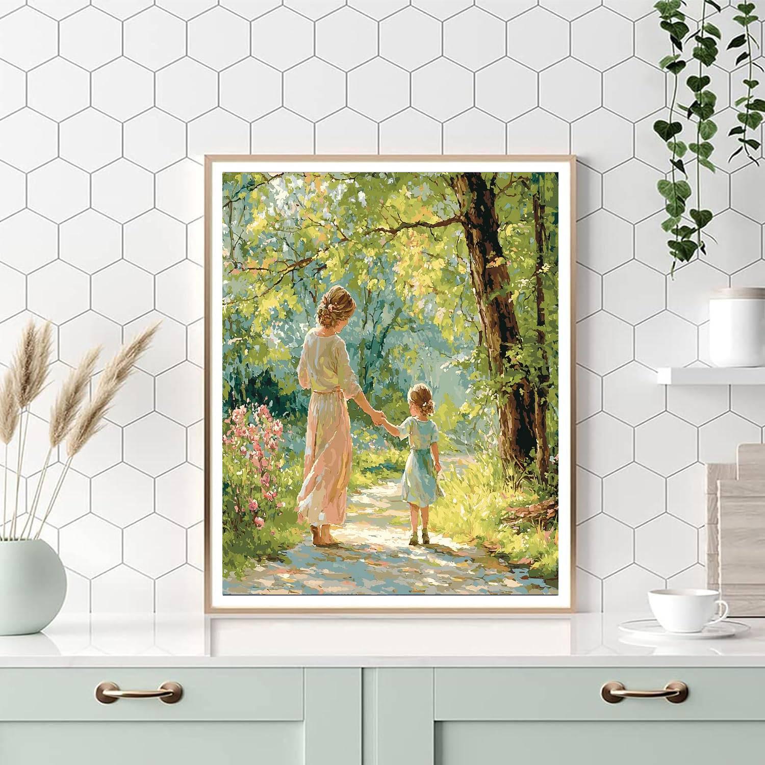 A Special Handshake Numbered Painting Kits