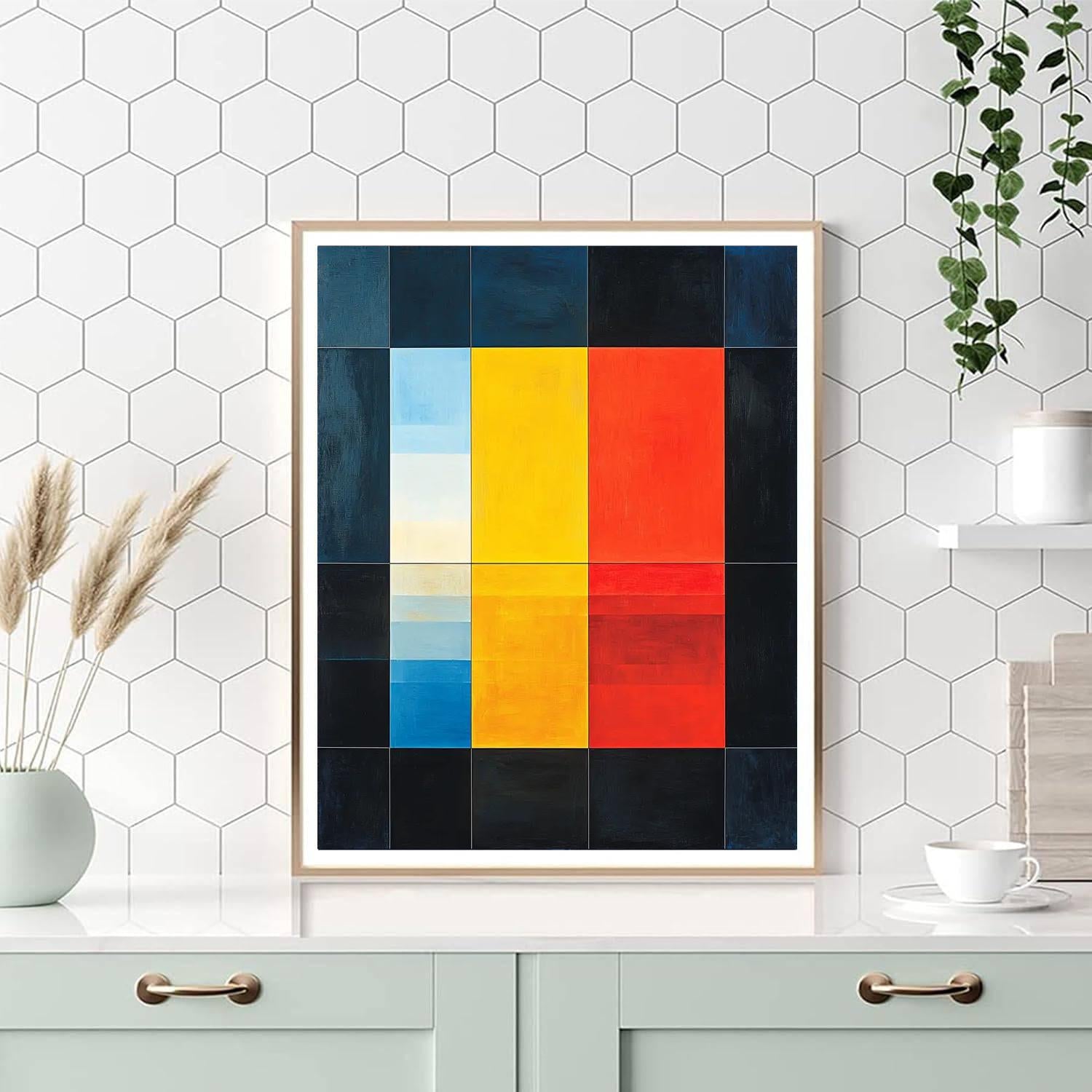 Kazimir Malevich Inspired Reflections Of Color  Paint By Color