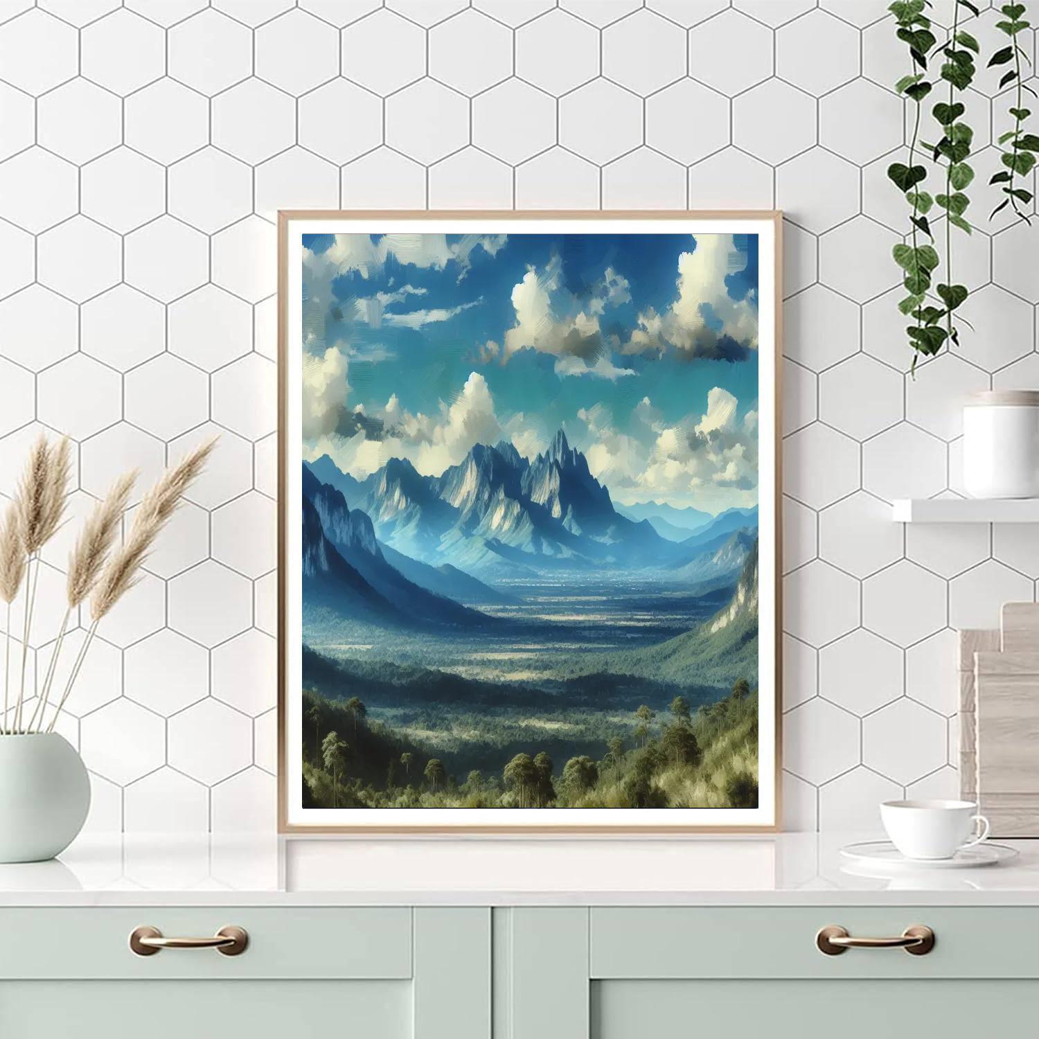 Breathtaking Mountains Numbered Painting Kits