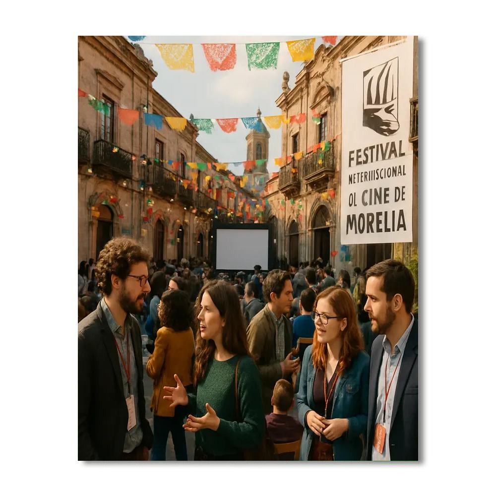 International Festival Of Cinema Number Painting