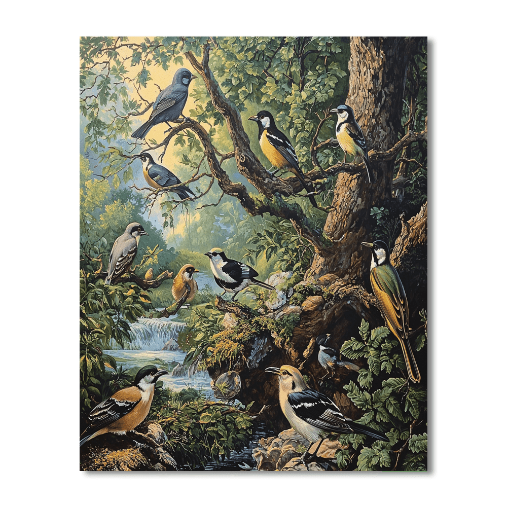 John James Audubon Inspired Majestic Wilderness  Painting By Numbers Kit