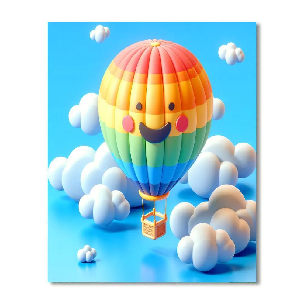 Gigantic Balloon Adventure Paint By Color