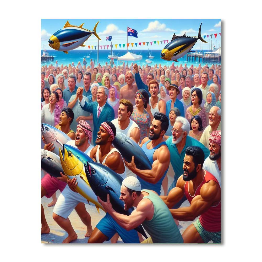 Tunarama Festival - Australia Paint By Numbers Art