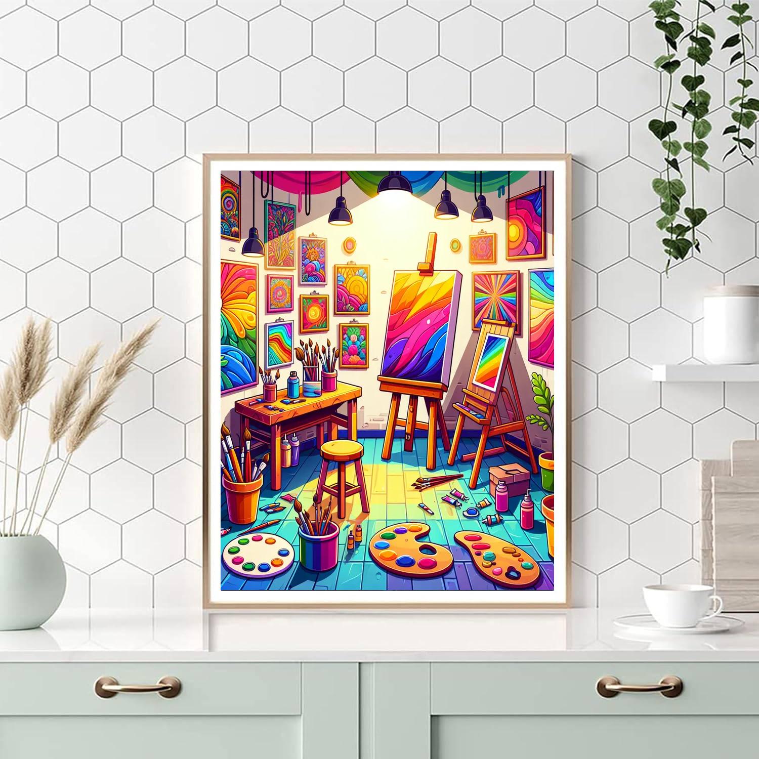 Creative Artist's Studio Painting Number Kit