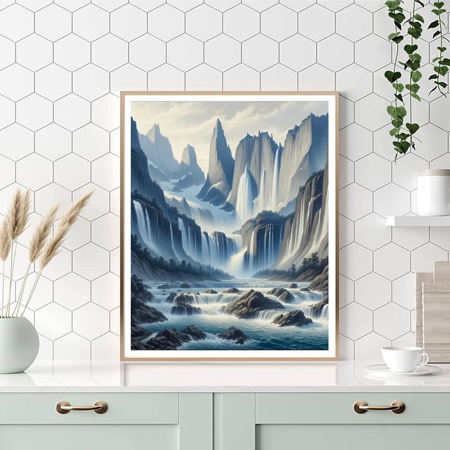 Majestic Mountain Whisper Paint By Numbers