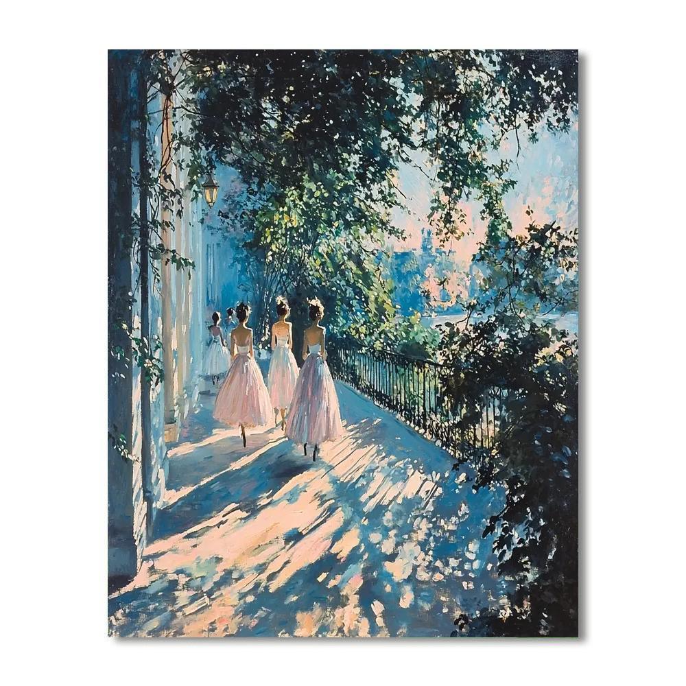 Edgar Degas Inspired Dance Of Shadows  Paint By Numbers Kits