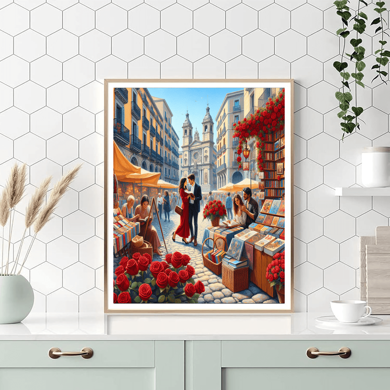 Dia De Sant Jordi - Barcelona Numbered Painting Kits