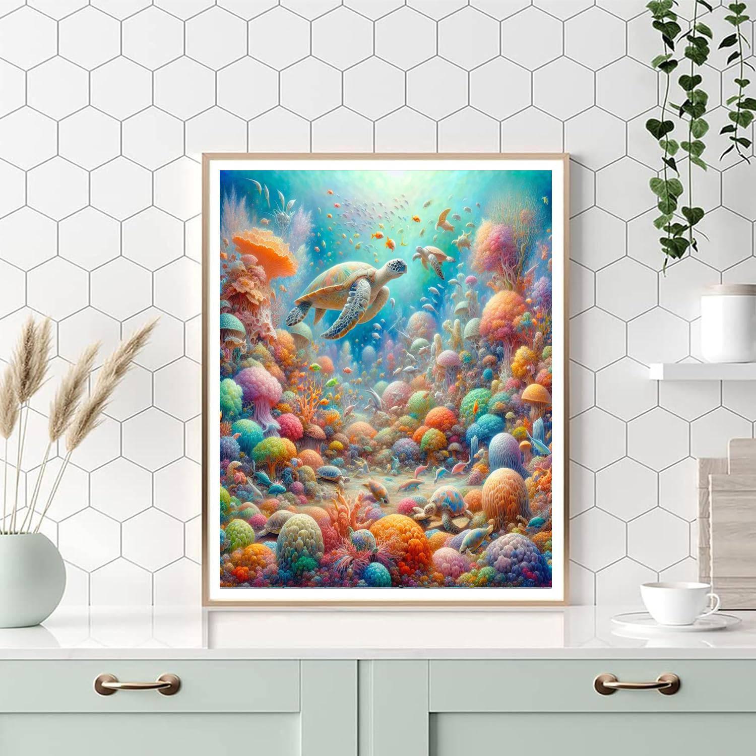 Undersea Daydream Paint By Numbers Kits