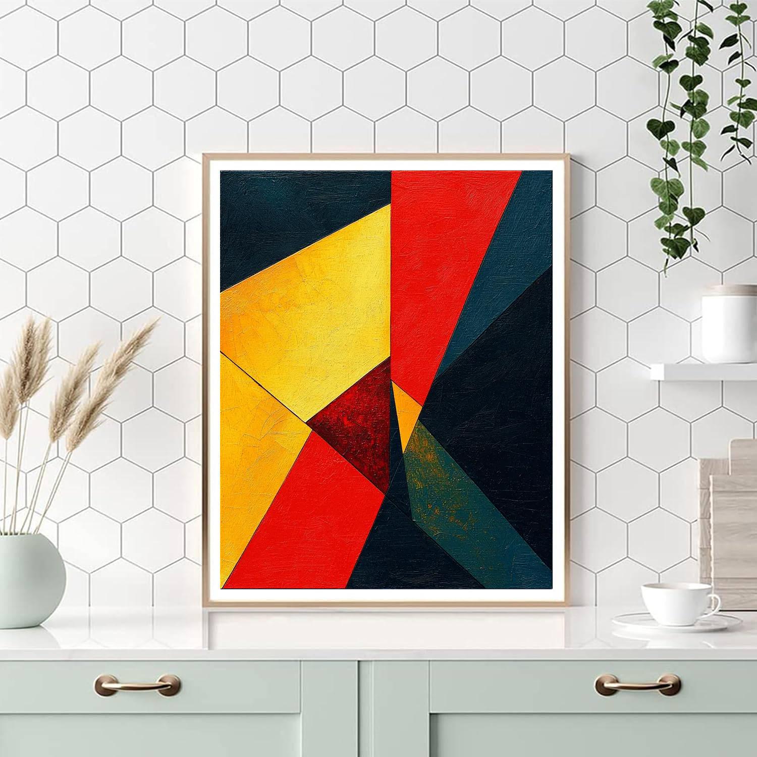 Kazimir Malevich Inspired Chroma Dynamics  Paint By Color