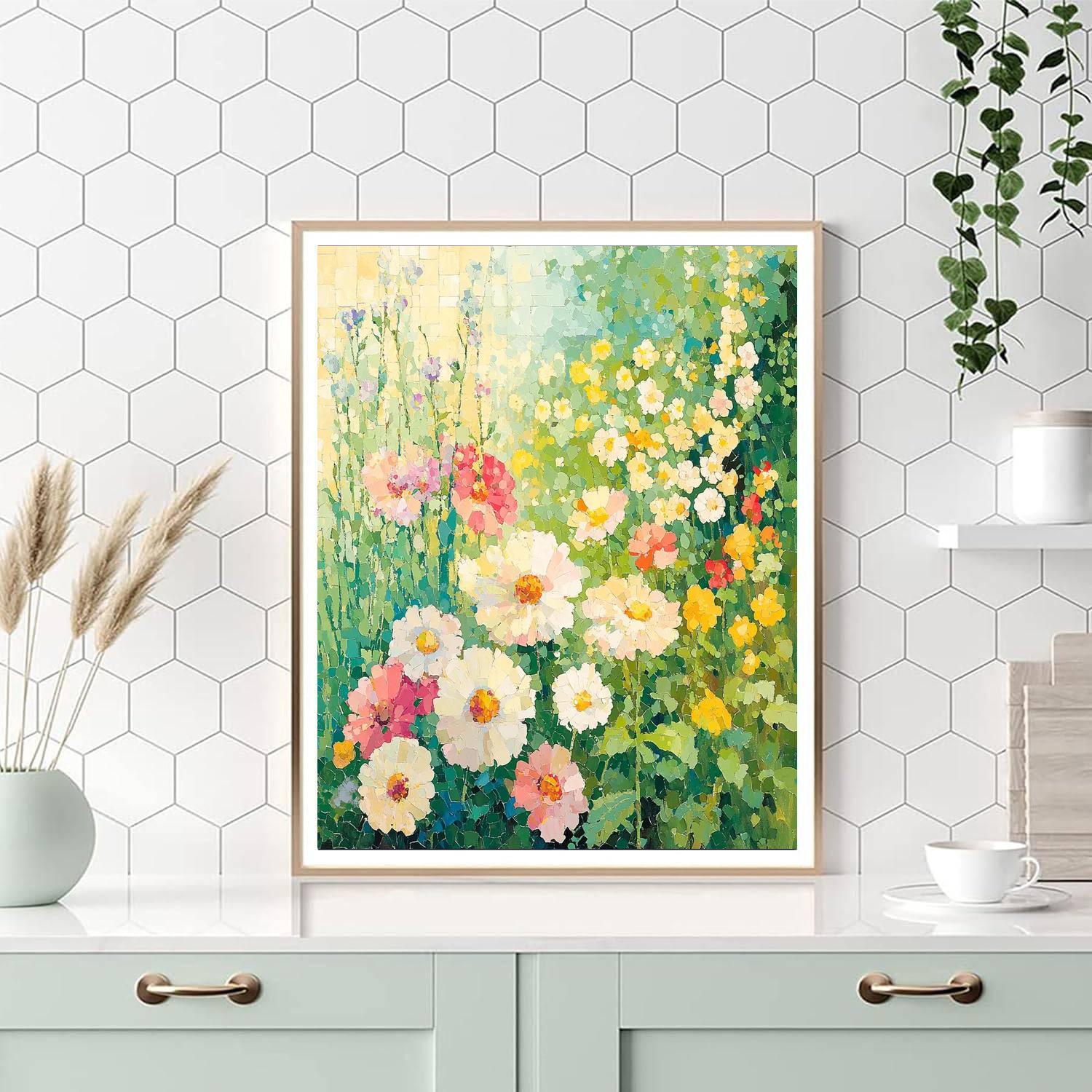 Georges Seurat Inspired Ethereal Bloom  Paint By Numbers