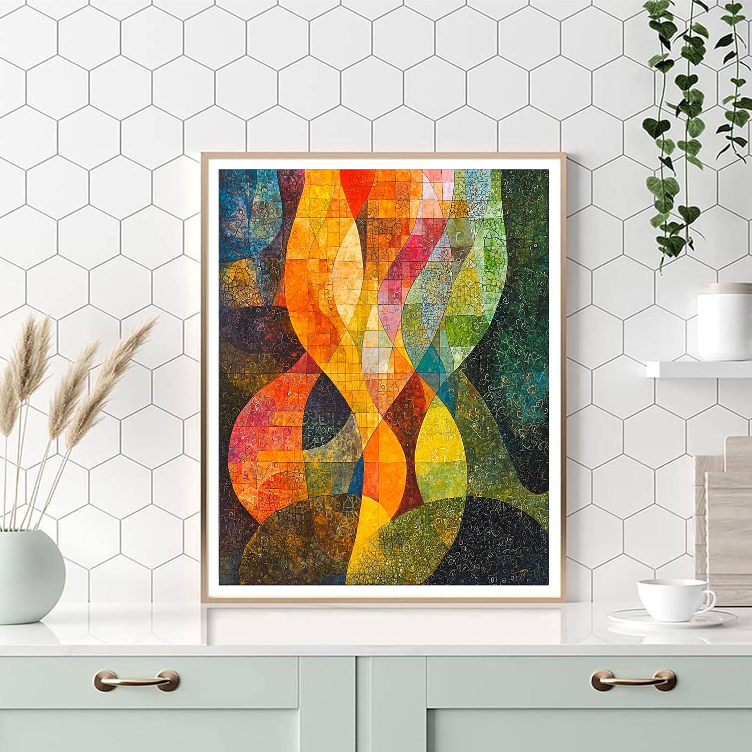 Paul Klee Inspired Chords Of Color  Painting Number Kit