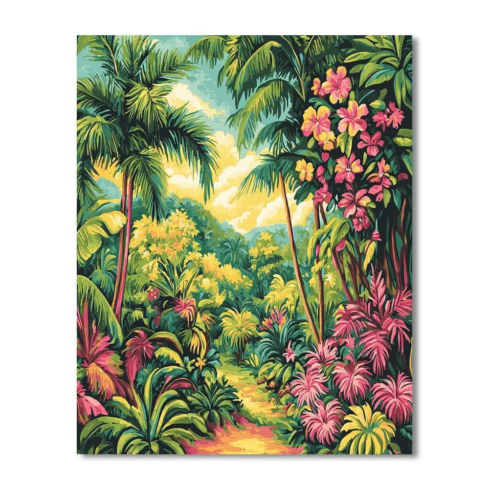 Paul Gauguin Inspired Exotic Jungle  Paint By Number