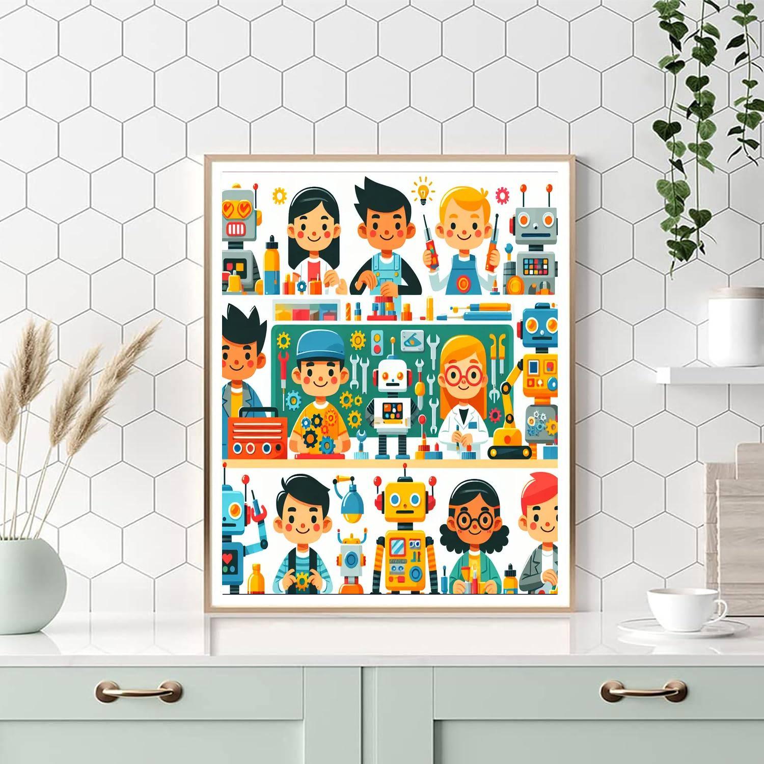 Robot Inventor Zone Numbered Painting Kits