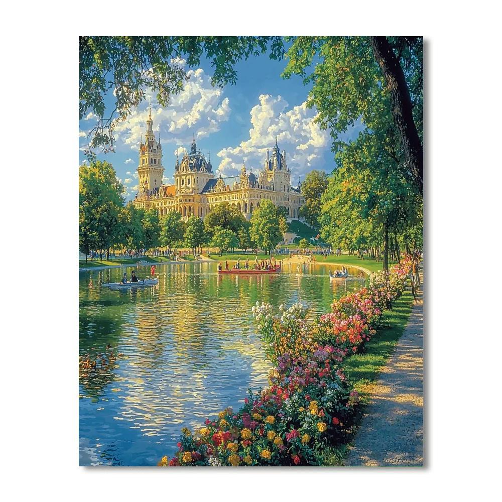 City Park - Budapest Numbered Painting Kits
