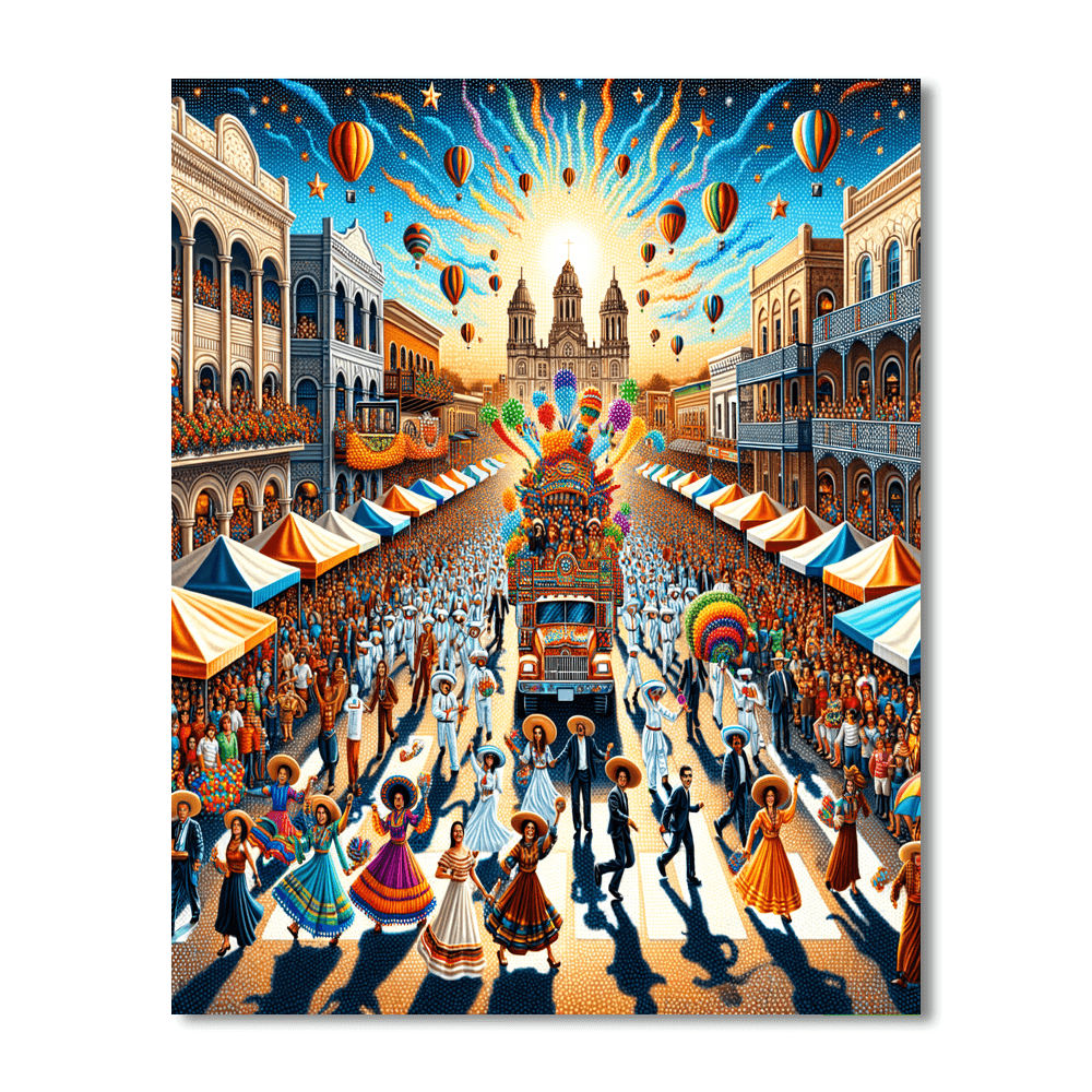 Fiesta San Antonio - Usa Number Painting