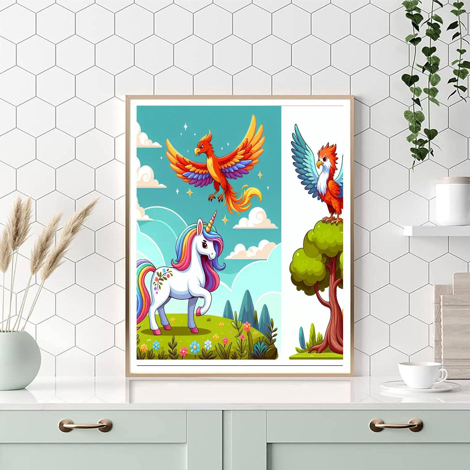 Mythical Beast Quest Paint By Numbers Art