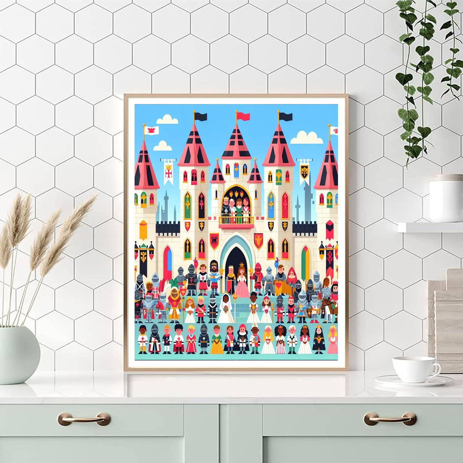Royal Castle Festival Paint By Number