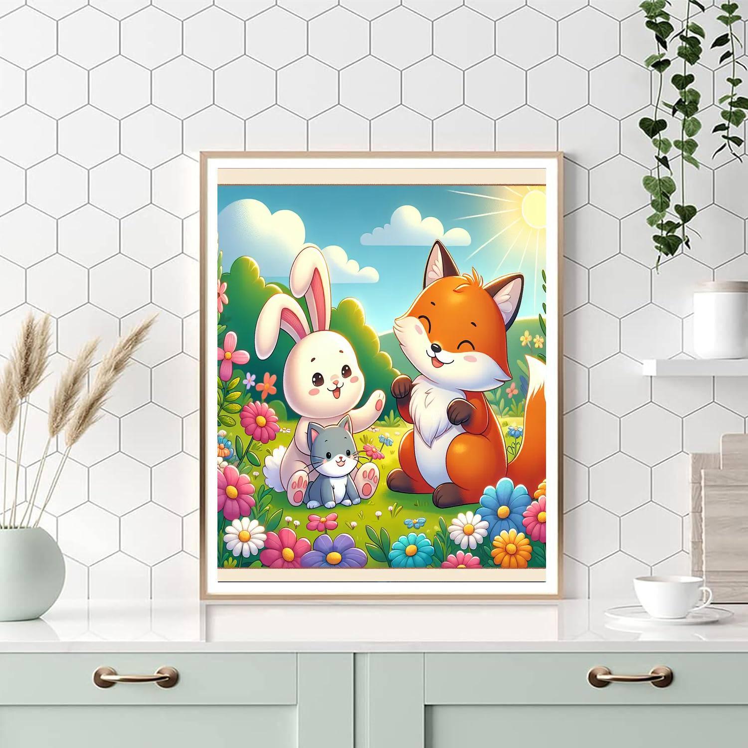 Charming Animals Paint By Numbers Kits