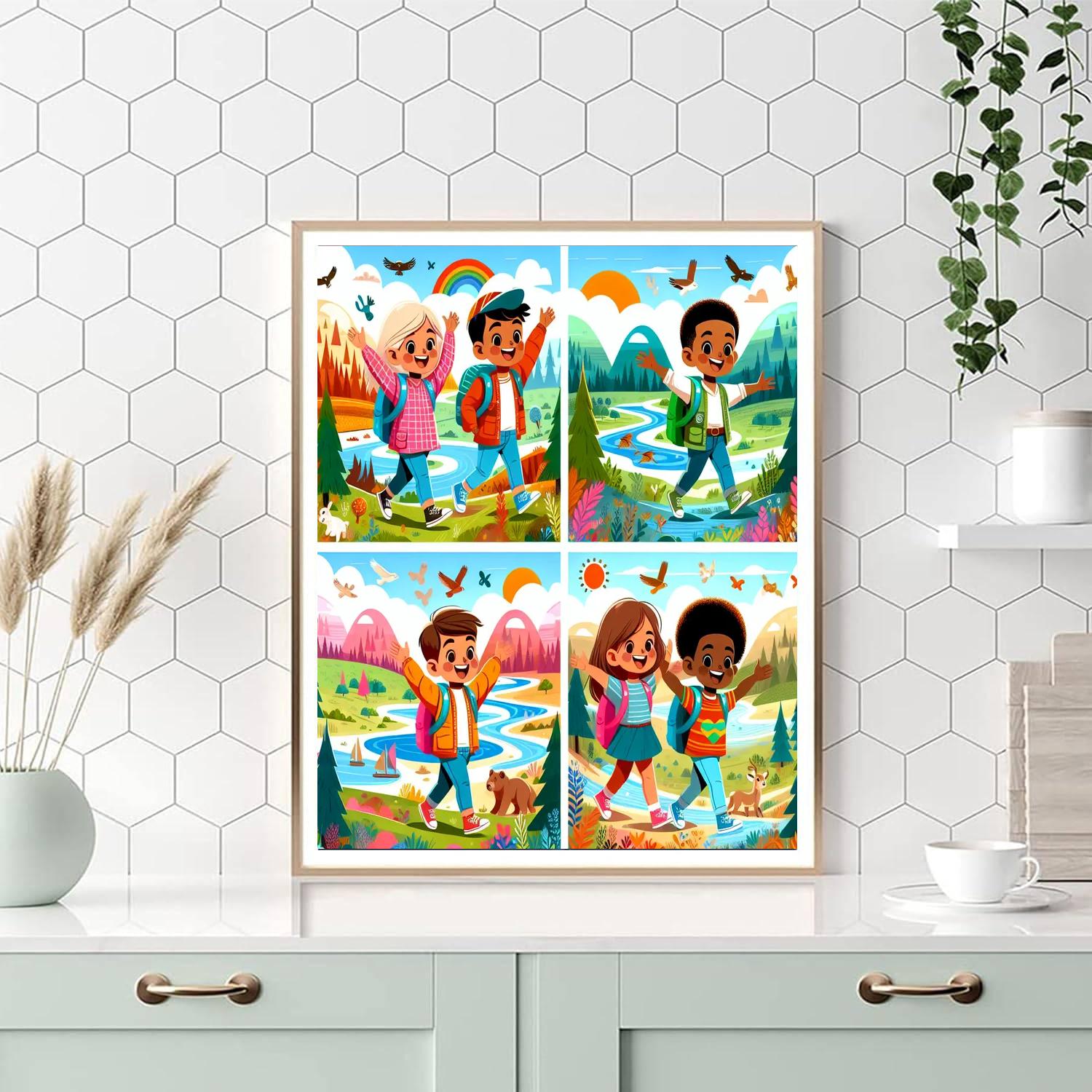 Nature Explorer's Journey Number Painting