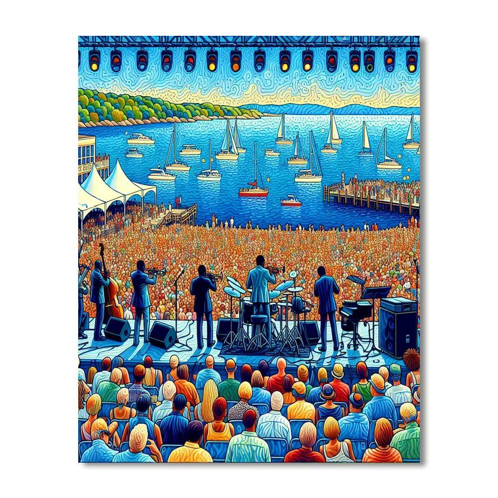 Newport Jazz Festival - Usa Numbered Painting Kits