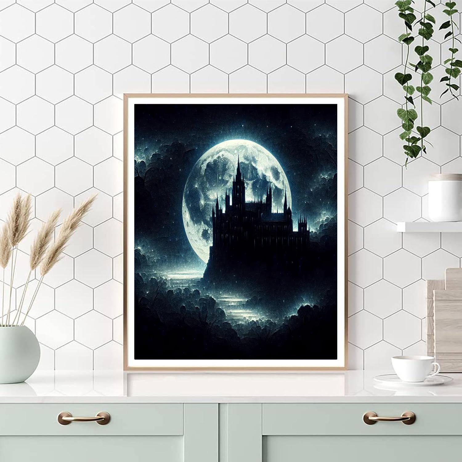 Gothic Night Mystery Number Painting