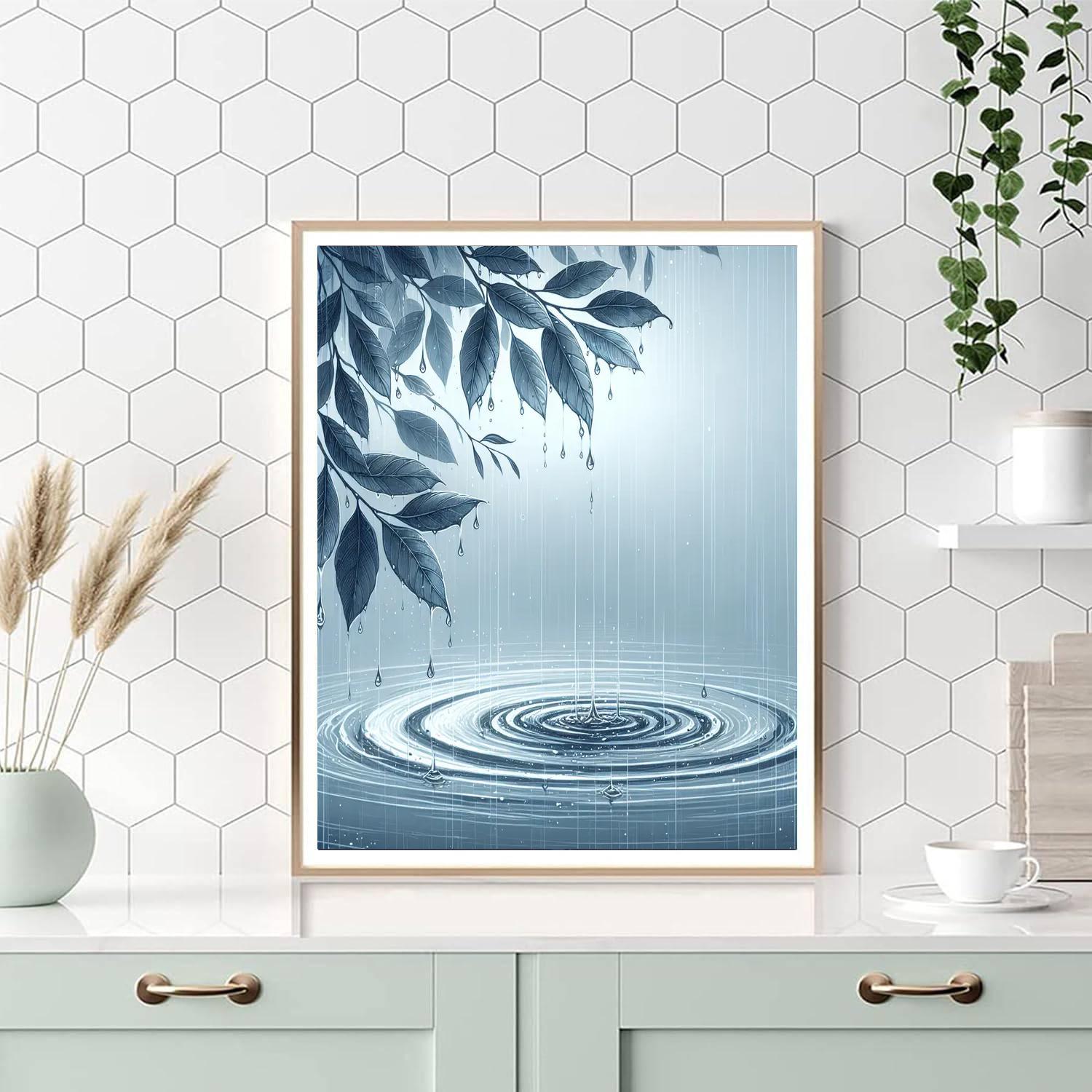 Gentle Rainfall Serenity DIY Paint By Numbers