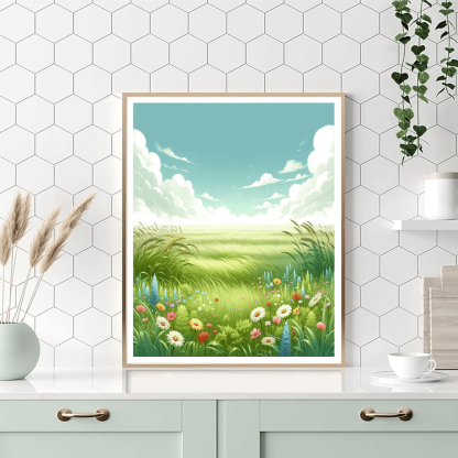Lush Meadow Numbered Painting Kits