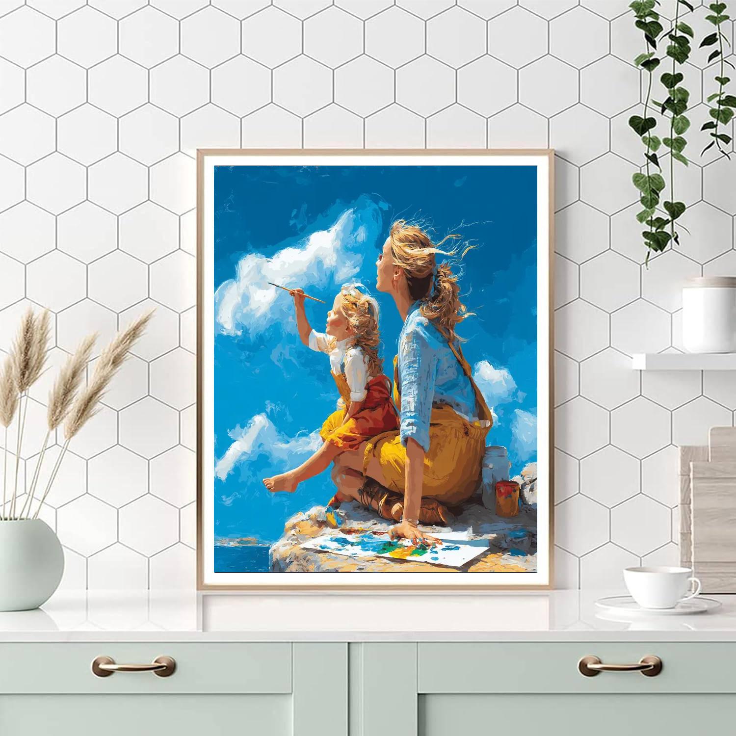 Painting The Sky Paint By Number