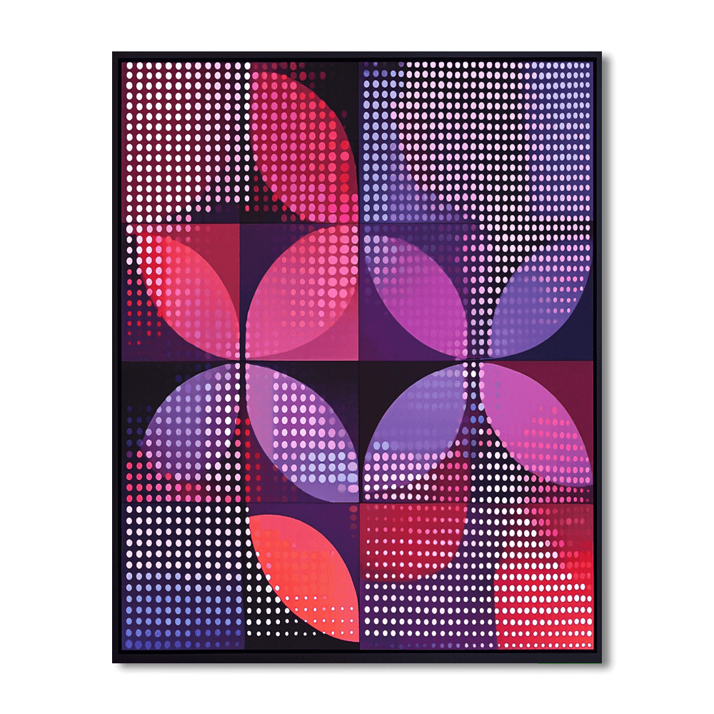 Victor Vasarely Inspired Techno Visions  Paint By Numbers Kits