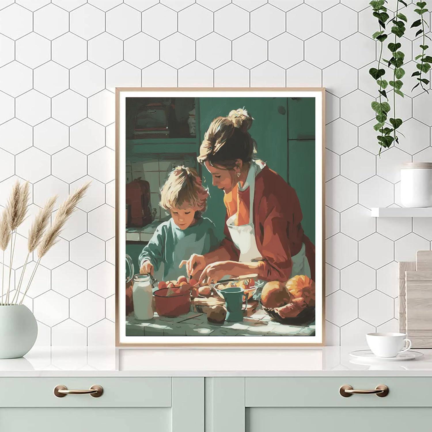 Bonding Over Breakfast Numbered Painting Kits