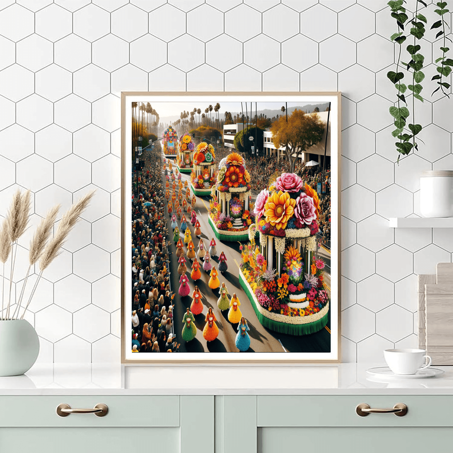 The Rose Parade DIY Paint By Numbers