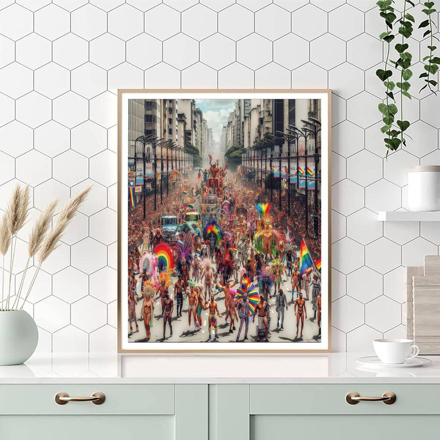 Pride In São Paulo - Brazil Paint By Numbers