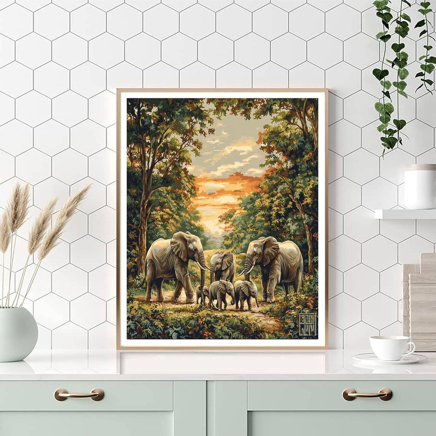 Robert Bateman Inspired Wildlife Encounters  Numbered Painting Kits