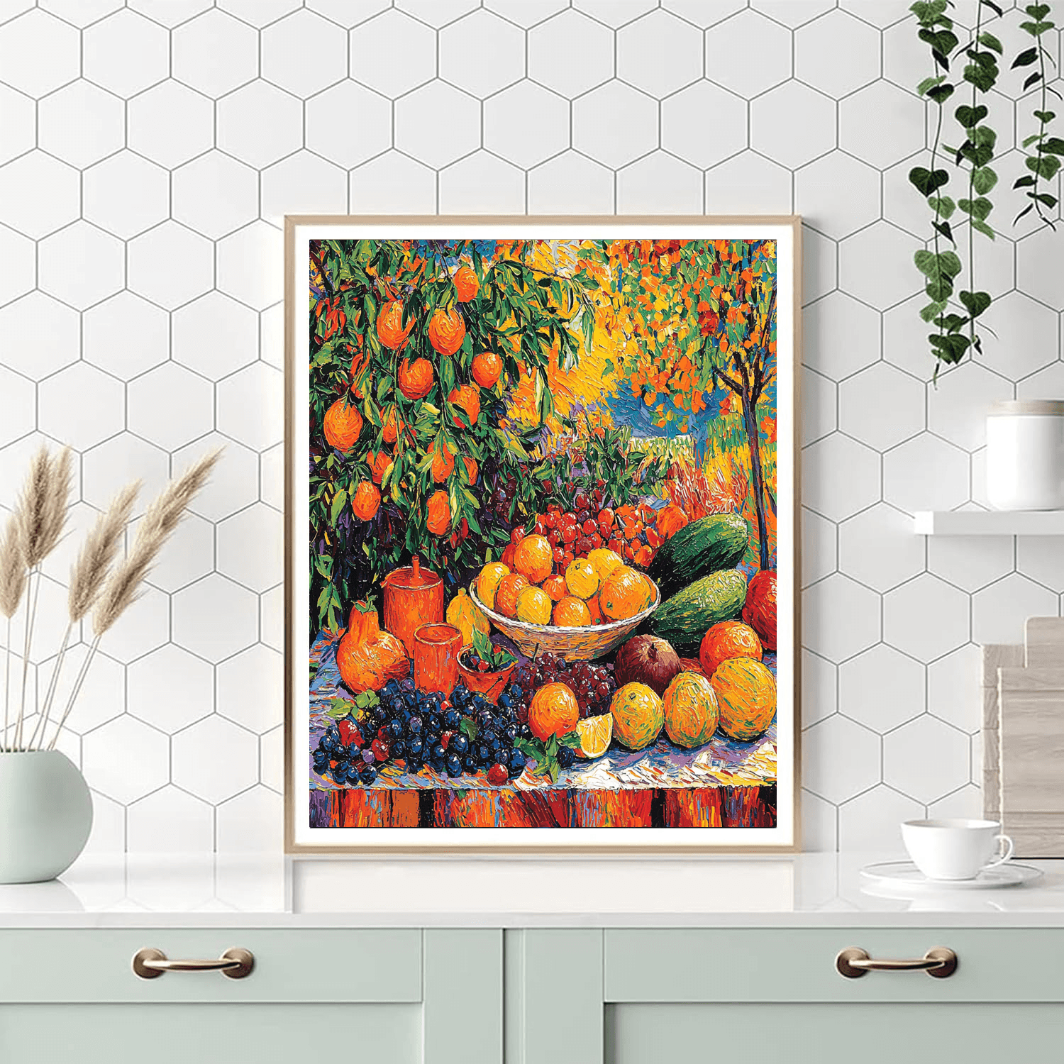 Vincent Van Gogh Inspired Vibrant Harvest  Paint By Numbers Kits