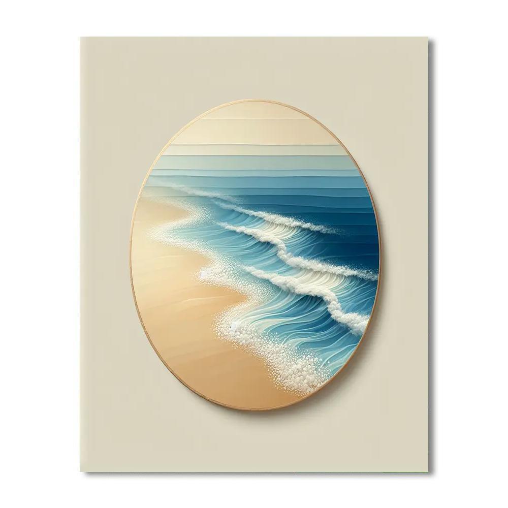 Soothing Shorelines Number Painting