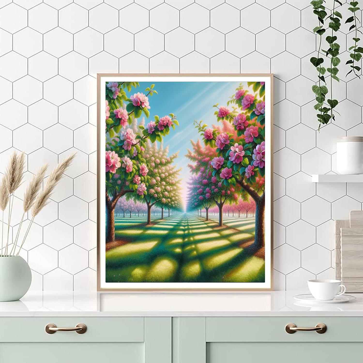 Rustic Orchard Splendor DIY Paint By Numbers