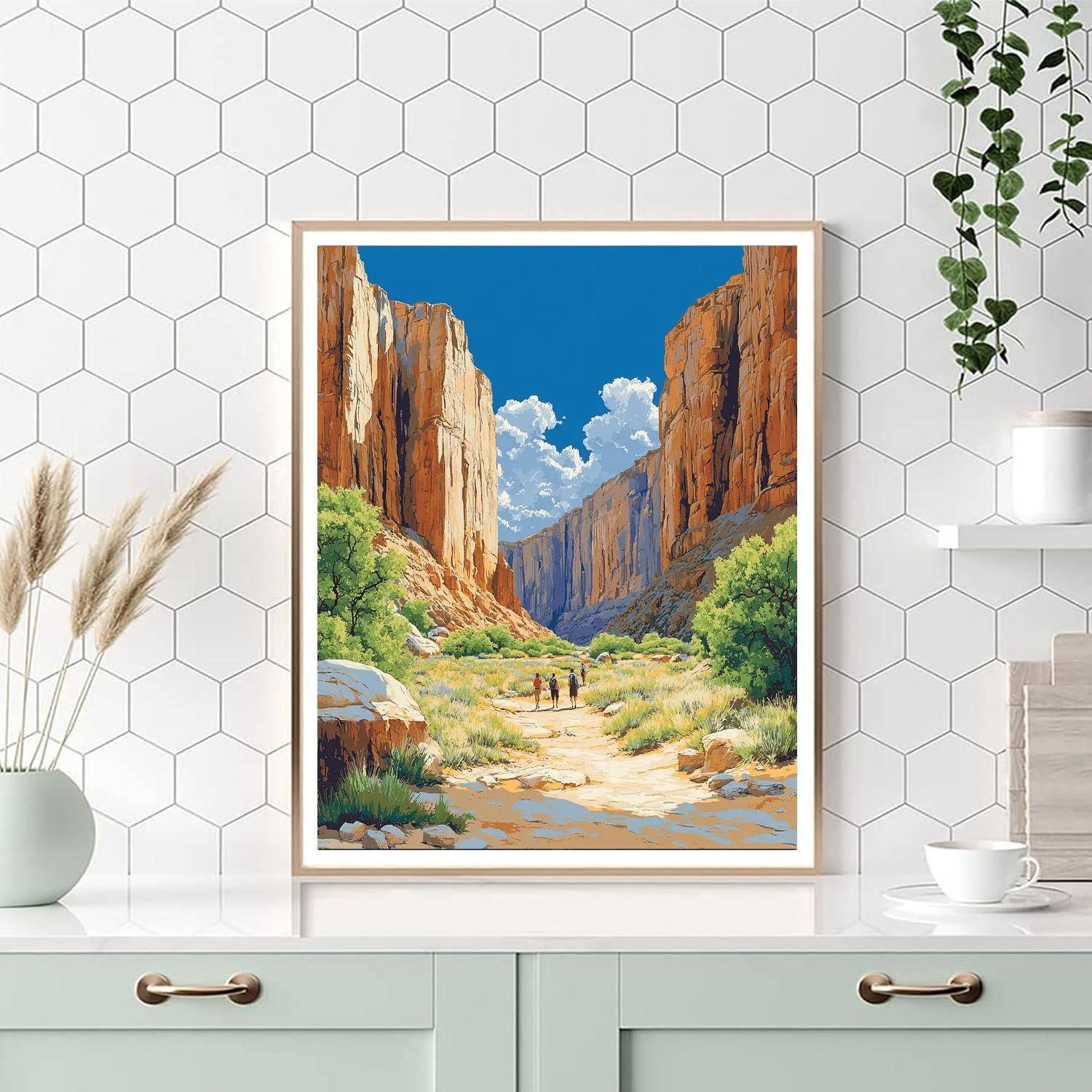 Red Rock Canyon - Las Vegas Paint By Number