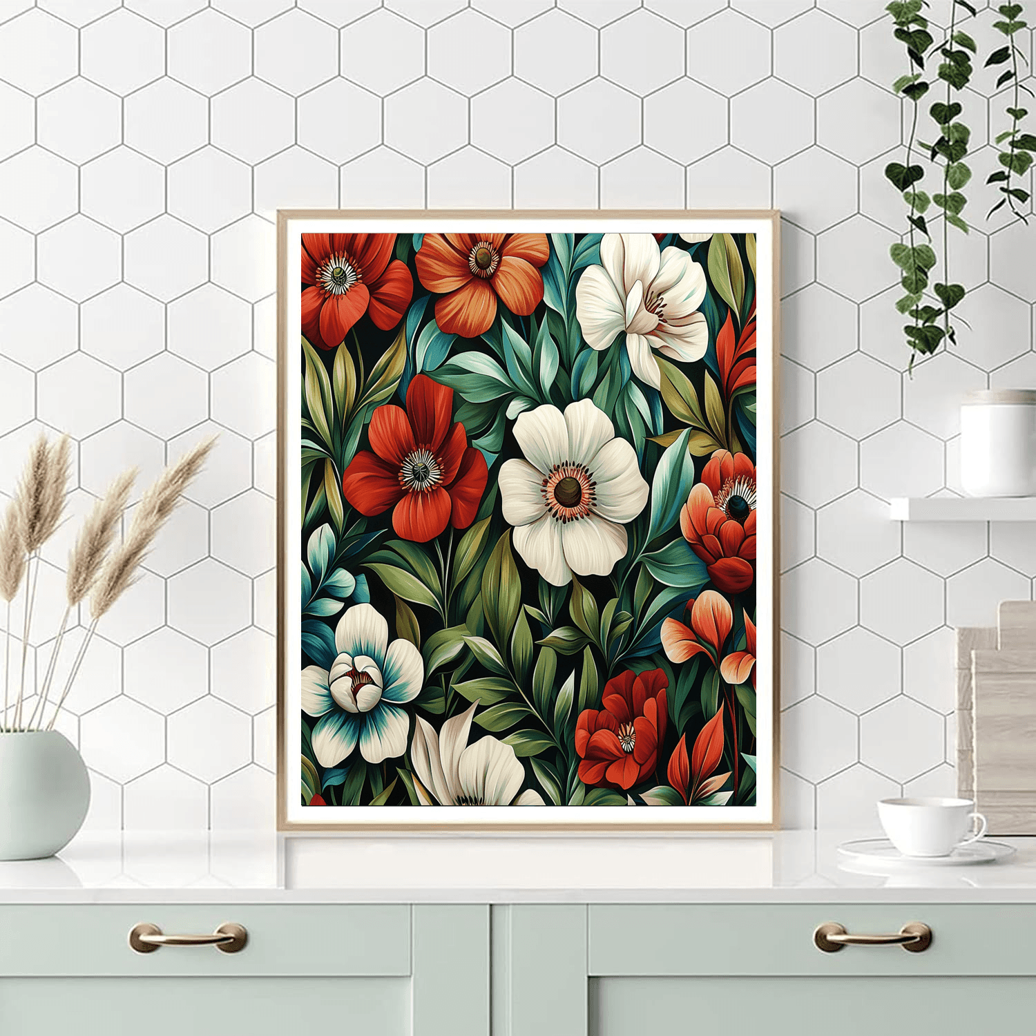 Georgia O'Keeffe Inspired Nature's Kaleidoscope  Paint By Numbers Kits