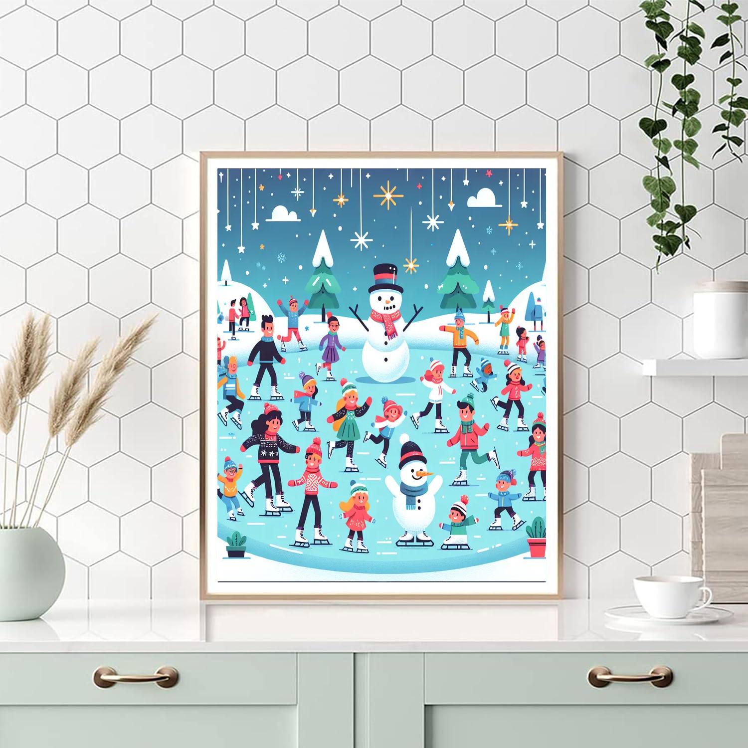 Winter Festival Paint By Numbers