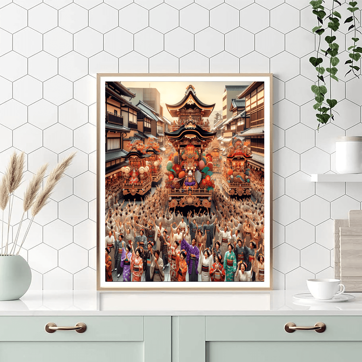 Gion Matsuri - Japan Paint By Numbers Art