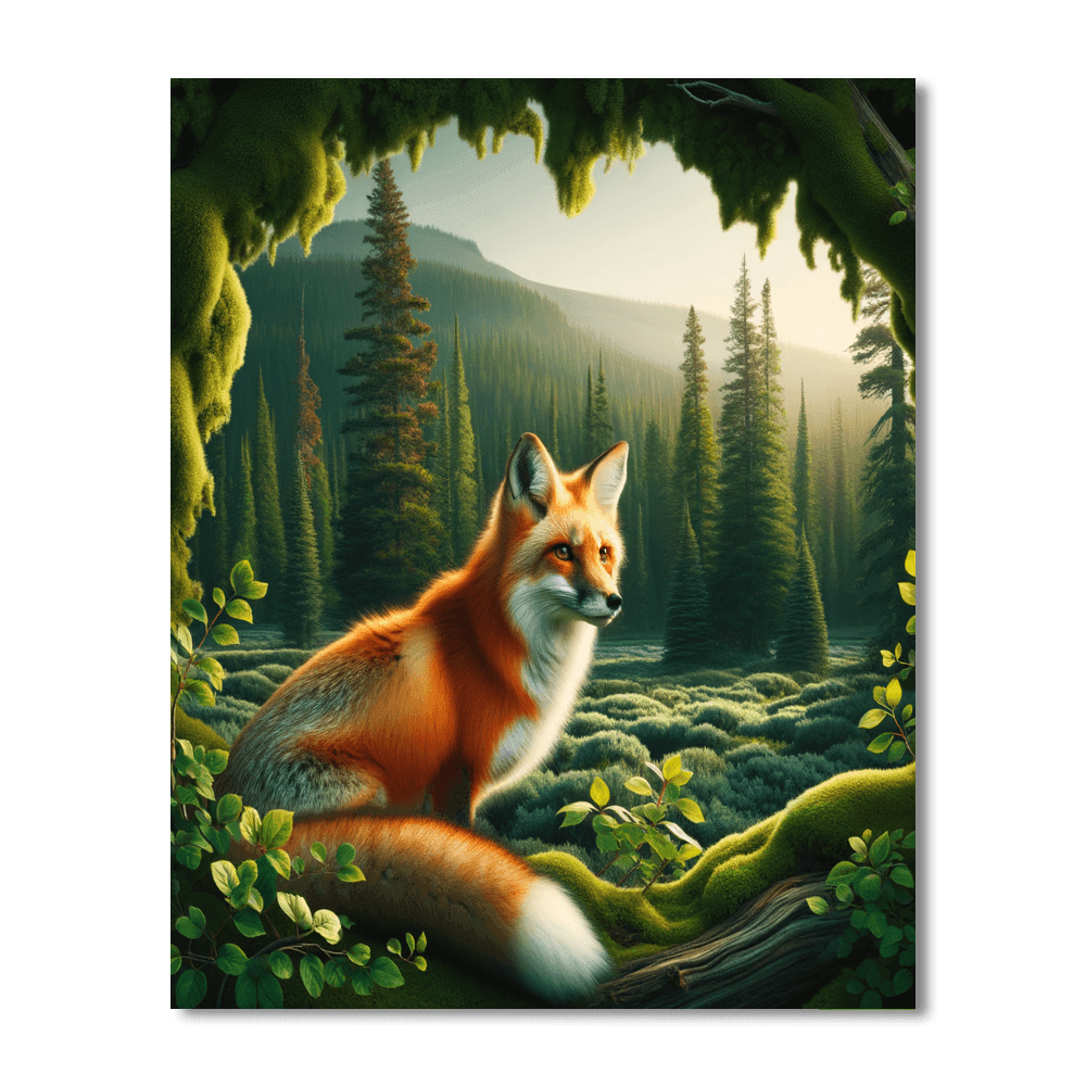 Fox Enchantment Paint By Color