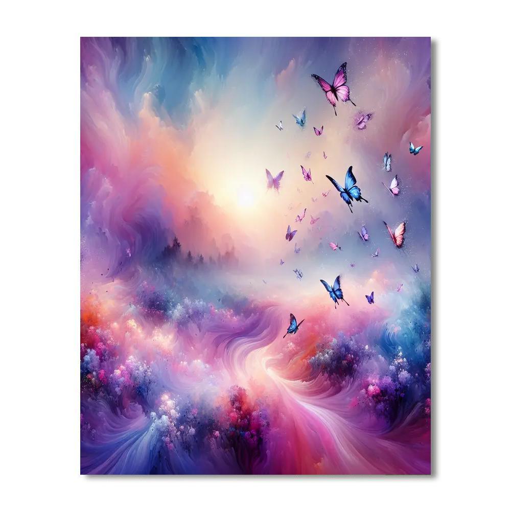 Butterfly's Dream Paint By Numbers Kits