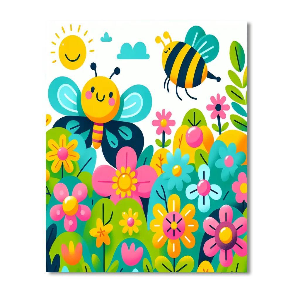 Garden Explorers DIY Paint By Numbers