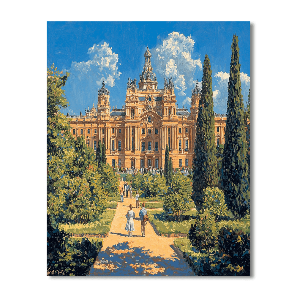 Royal Palace Of Madrid Paint By Numbers Kits